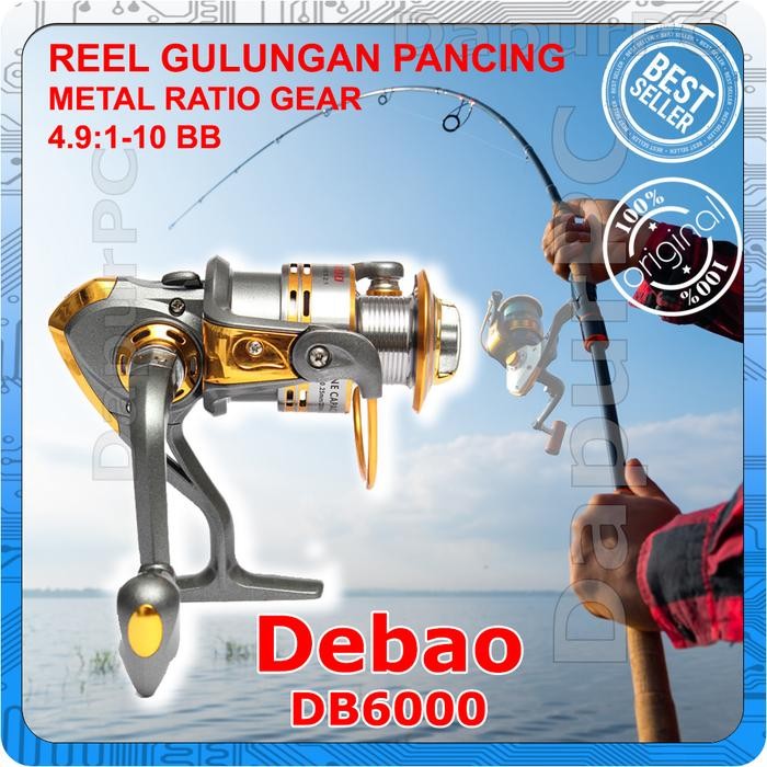 Daiwa - Reel Pancing Debao Db6000 10 Ball Bearing