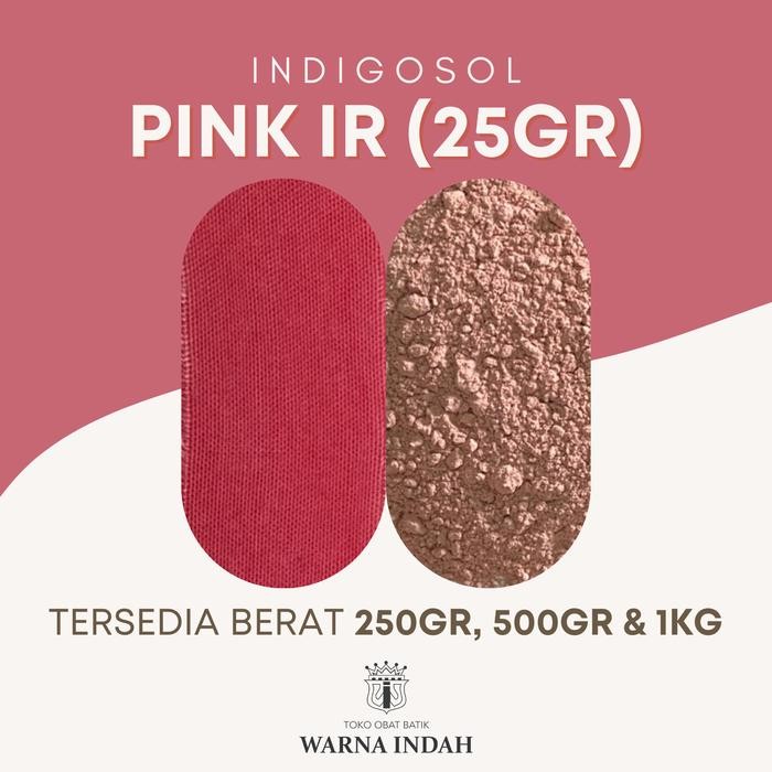 

Promo Pewarna Batik / Pewarna Tekstil Sol/Indigosol Pink Ir Gram Terlaris