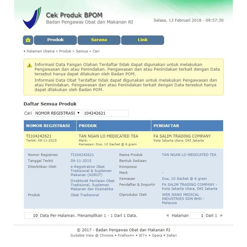 

Promo Tan Ngan Lo Medicated Tea (Ubat Akar Akar Teh Sejuk Cap Tan Ngan Lo) Tbk