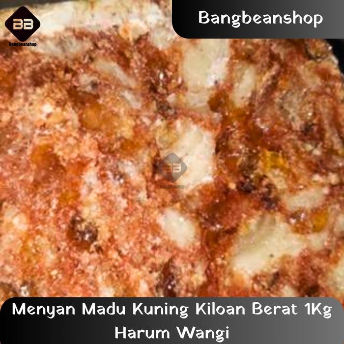 Menyan Madu Kuning Kiloan Berat 1Kg Harum Wangi Pengharum Aromaterapi Grab/Gosend