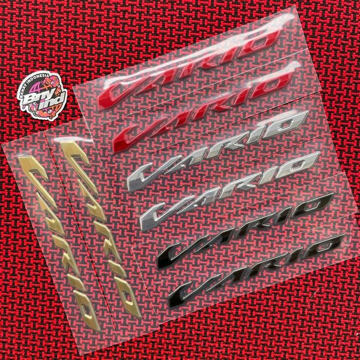 Emblem Vario 125 150 Old New Original Set Kanan Kiri
