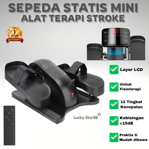 Sepeda Statis Mini Sepeda Statis Terapi Stroke Elektrik Portable Alat Terapi Stroke Manula