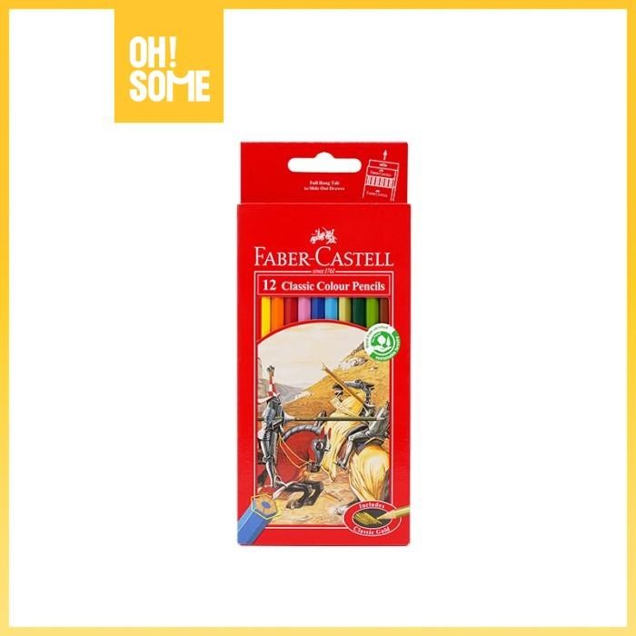 

OHSOME Pensil Warna FABER CASTELL Classic Colour Pencil 12/24/48 Warna