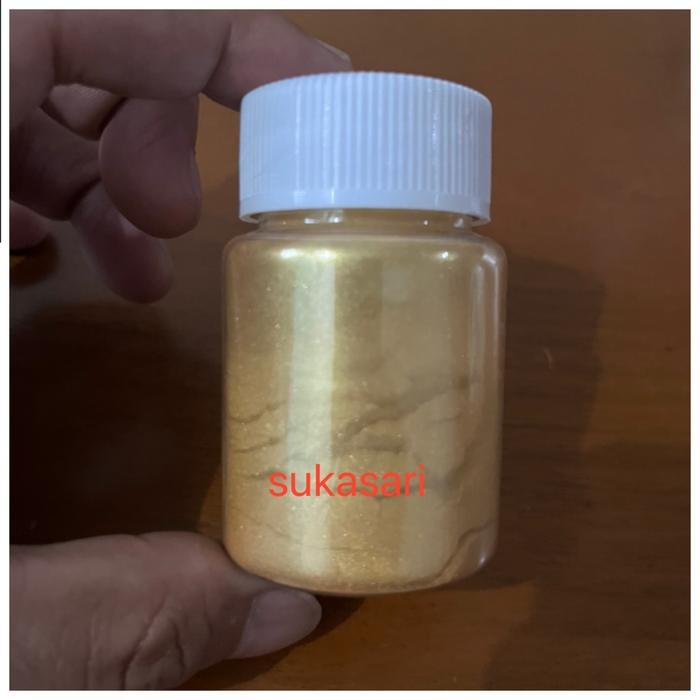 

Lustre Dust Gold 15gr tuber bubuk emas pewarna emas