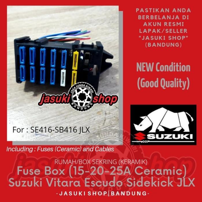 FUSE BOX KOTAK RUMAH SEKRING SIKRING SEKERING SUZUKI VITARA ESCUDO
