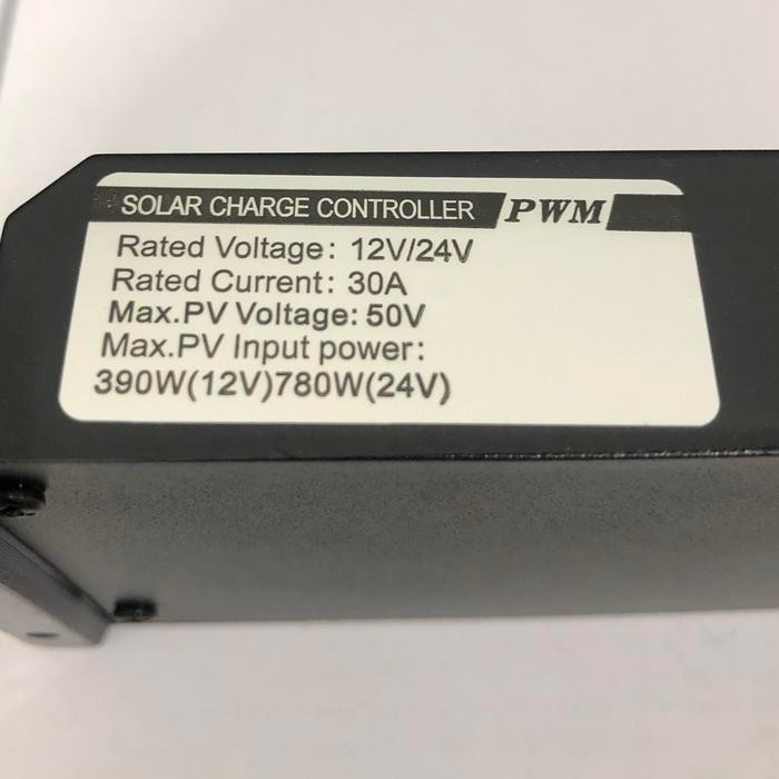 SOLAR CHARGE CONTROLLER 30A (PWM)