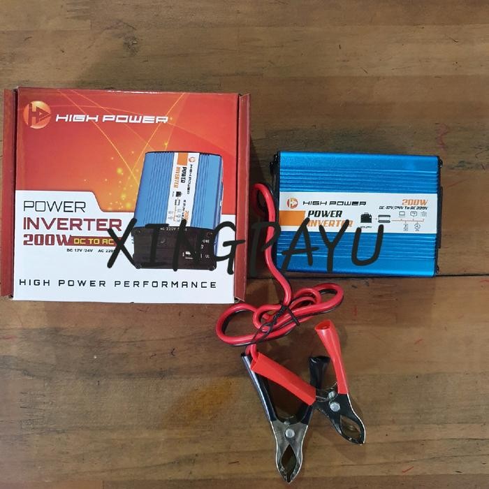 POWER INVERTER DC TO AC 200 WATT