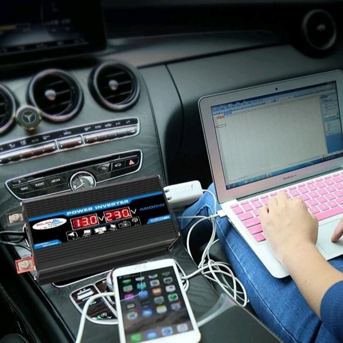 POWER INVERTER 4000 WATT INVERTER DC TO AC 220V POWER INVERTER MOBIL