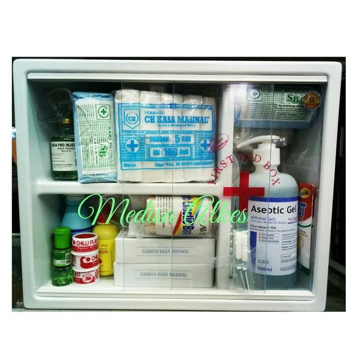 KOTAK P3K DINDING ISI LENGKAP / PAKET P3K / KOTAK P3K + ISI LENGKAP