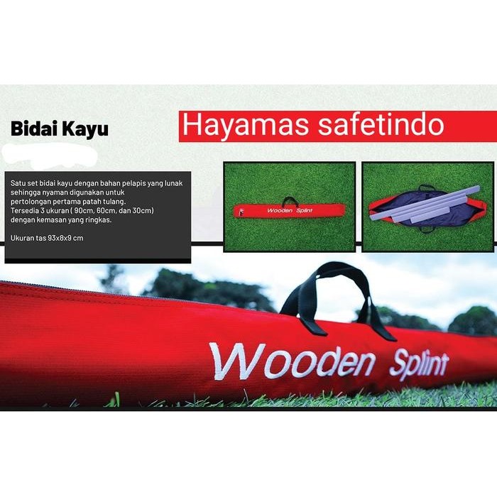 BIDAI KAYU 4LIFE P3K UNTUK PATAH TULANG PPPK
