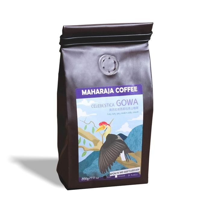 

Kopi Arabika Celebestica Gowa Arabika 1kg econo pack Maharaja - Bubuk halus