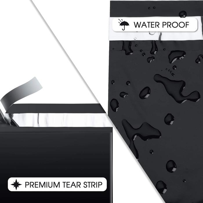 

POLYMAILER 35X50 GLOSSY PLASTIK POLIMAILER AMPLOP PACKING ONLINE HITAM KODE 159