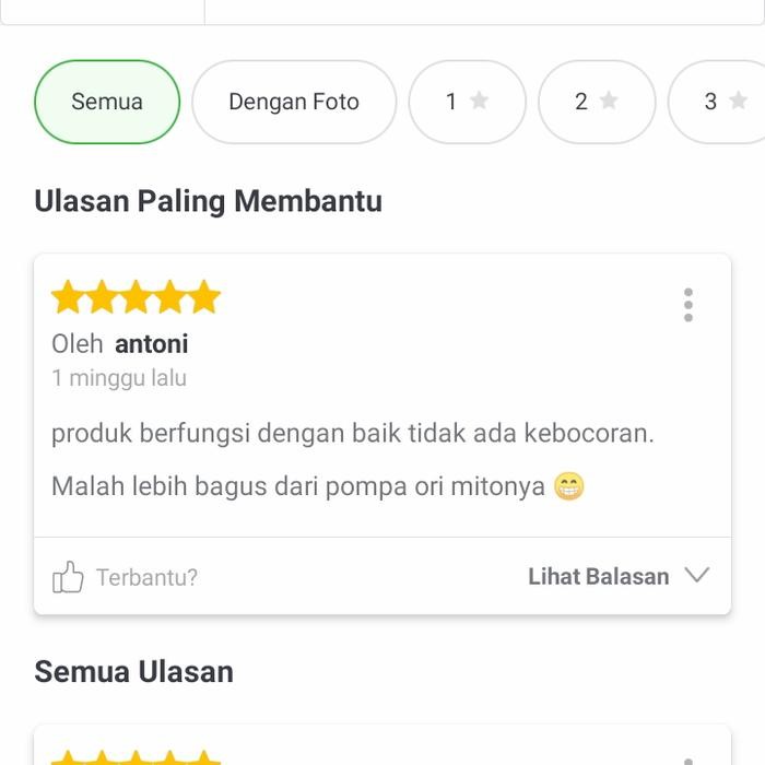 Pompa Dispenser Galon Bawah Mito