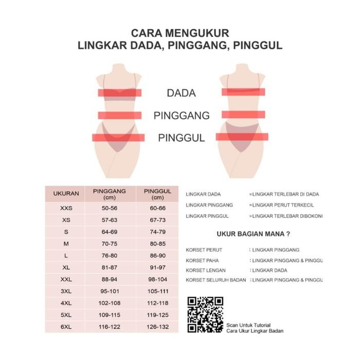 Dreamwaist - Medical-Grade Body Shaper - Korset Full Body - Korset Seluruh Badan Pasca Operasi /