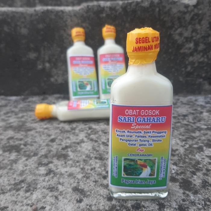 OBAT MINYAK GOSOK SARI KAYU GAHARU TUTUP KUNING 100% ASLI