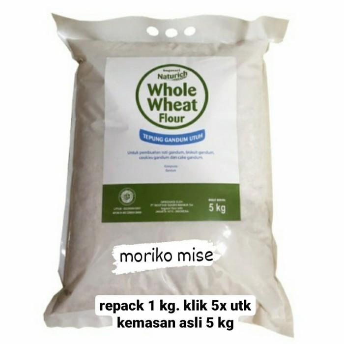 

(Expert) tepung gandum utuh 1 kg / naturich whole wheat flour 5kg