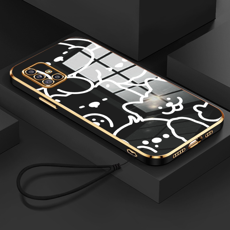 Casing Hp Untuk Samsung Galaxy A70 A70s A71 A72 4G A72 5G A73 5G Case Casing pola Tali kucing anjing