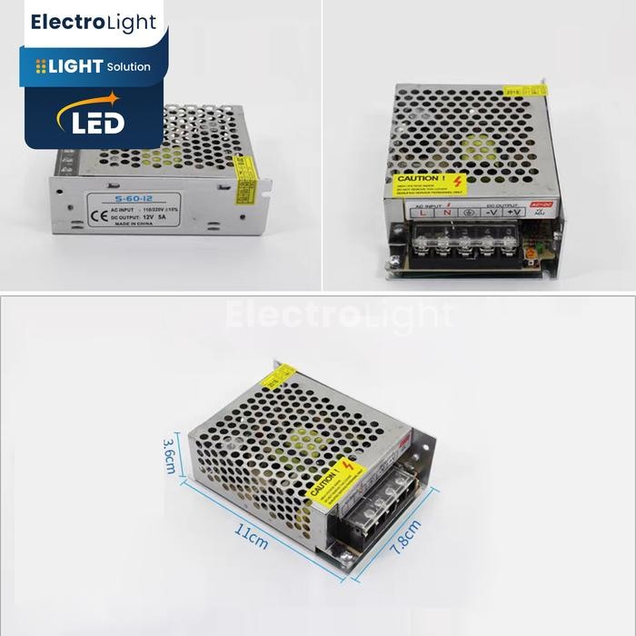 Trafo Adaptor Power Suply 12V 3A 5A 10A 20A 30A Untuk Lampu Strip Led #Gratisongkir