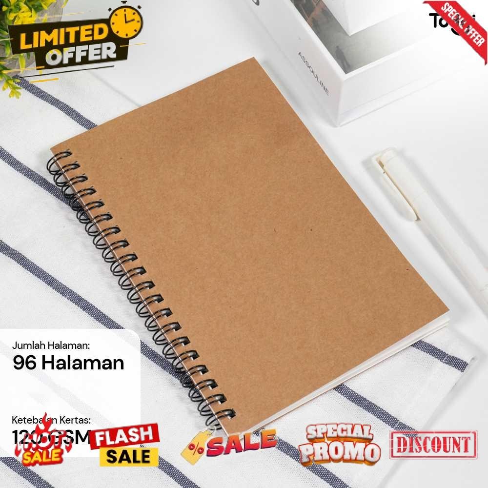 

Termurah Toddi Buku Jurnal Softcover Notebook Diary 120GSM 96 Halaman Blank - BQ-N14 Diskon