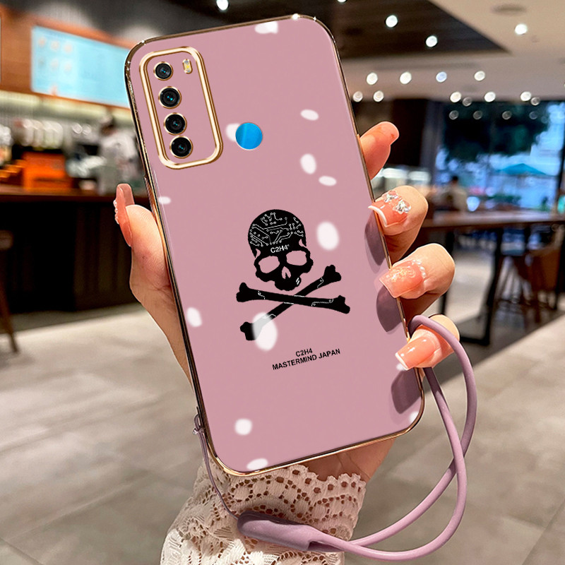 Casing Hp Untuk Xiaomi Redmi Note 8 Note 8 Pro Case Tengkorak Kasing Softcase mewah Kesing baru luna