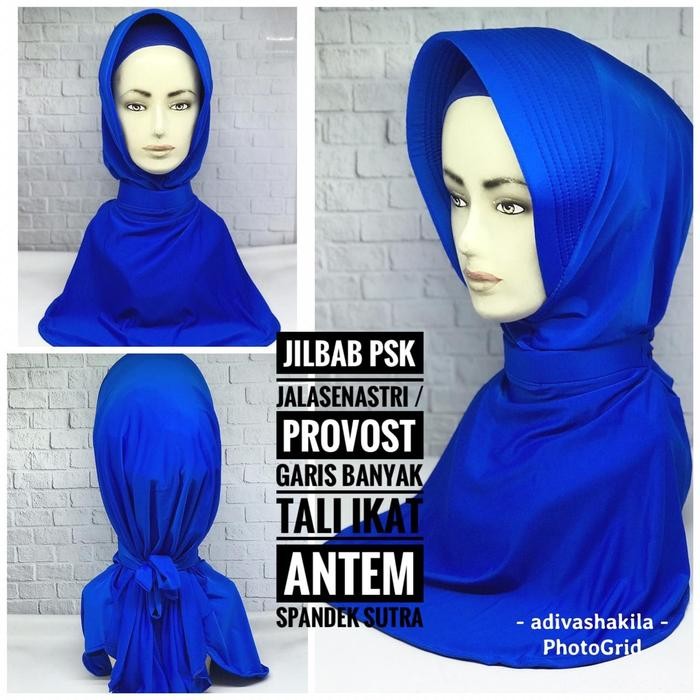JILBAB DINAS BIRU ELEKTRIK JALASENASTRI