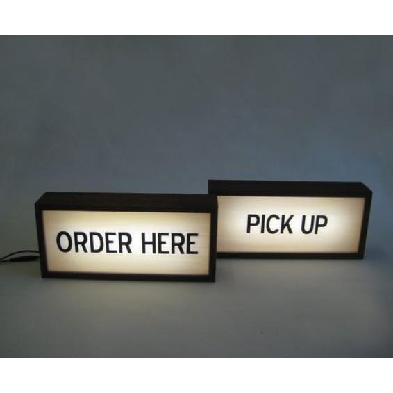Neon Box Akrilik Slim Signage Custom Lampu