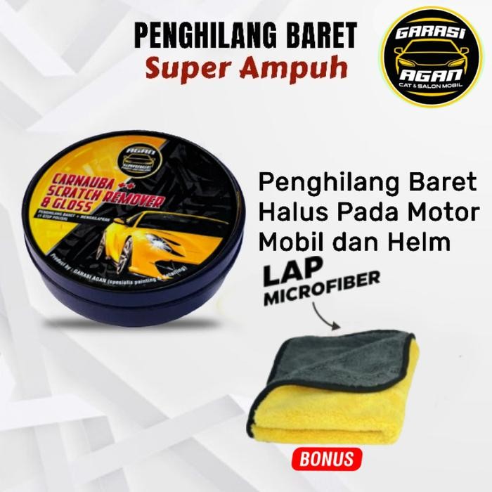 PENGHILANG BARET Body Mobil Motor Kompon Poles Magic Scratch Remover GARASI AGAN