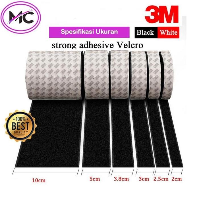 

Stok Baru Velcro Perekat Velcro Tape Lakban Double Tape Hook and Loop Adhesive