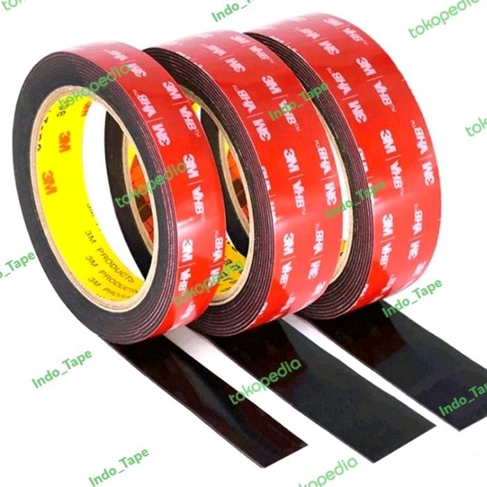 

Stok Baru Double Tape 3M VHB 5952 Black 24mm x 3mtr / 3M VHB Heavy Duty