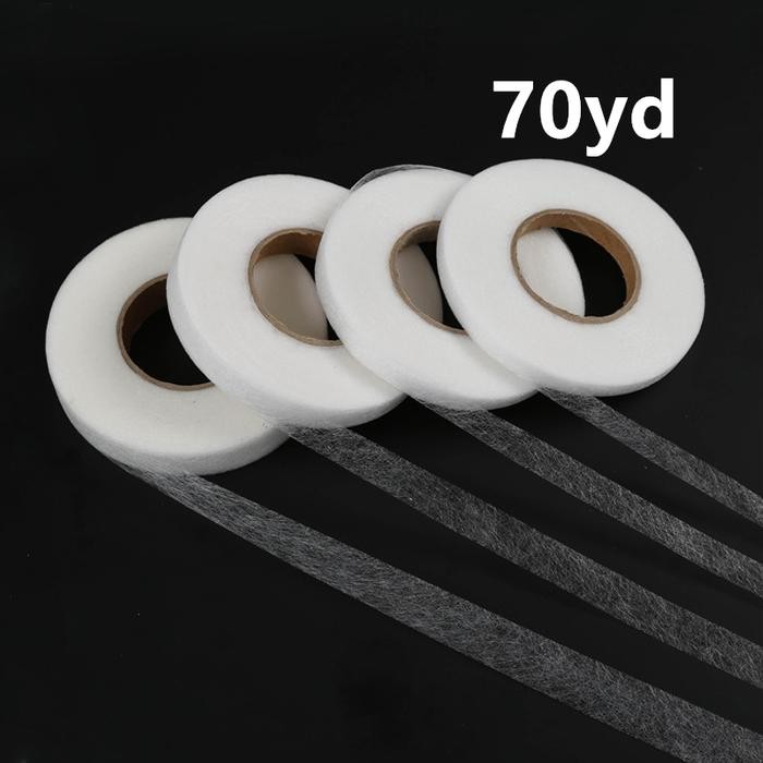 

Stok Baru ISI 70Y Perekat Tekstil 1/2/3cm / Lem Som Bolak Balik Agar Rapi dan Mudah Tinggal