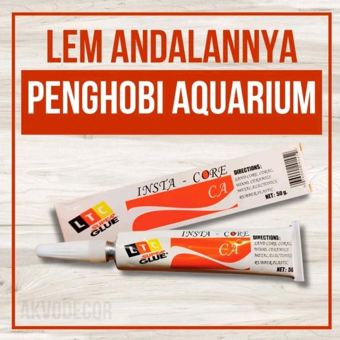

Stok Baru LTC Super Glue 50g / Lem Koral / Coral Glue