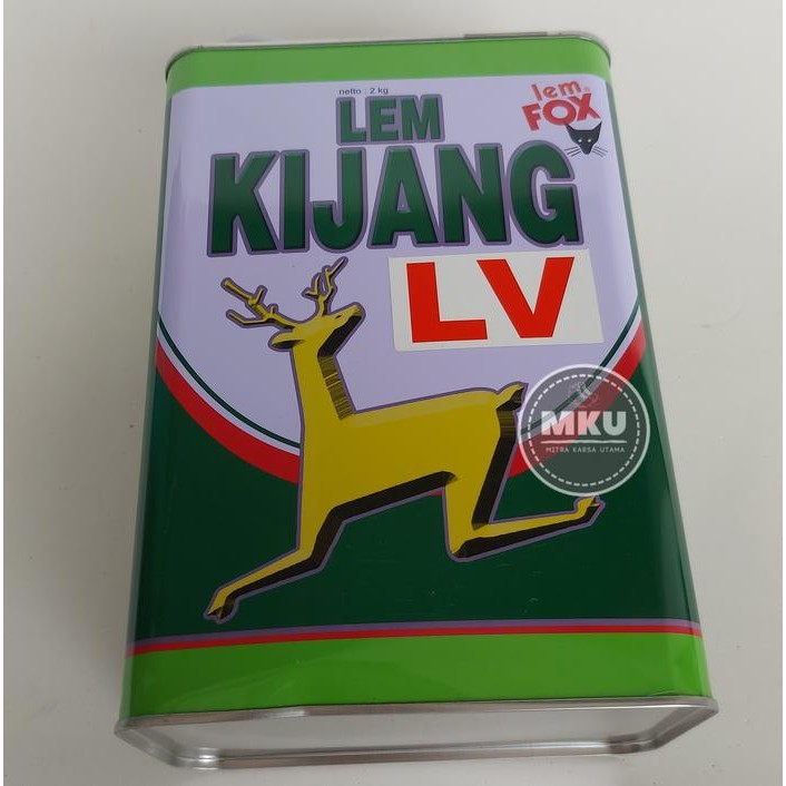 

Stok Baru Lem Fox Lem Kuning Kijang LV Galon