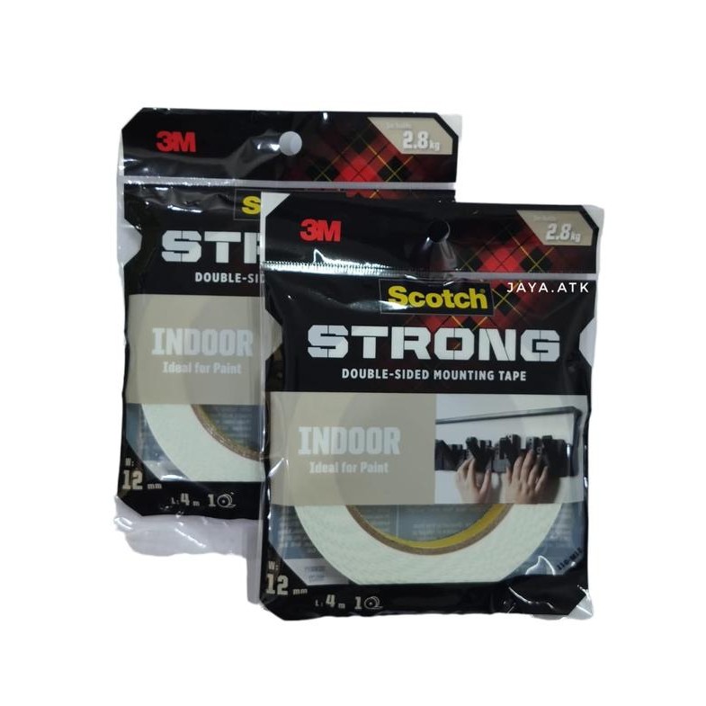 

Stok Baru 3M SCOTCH DOUBLE TAPE MOUNTING 110-M12 12MM X 4M INDOOR 2.8KG VHB