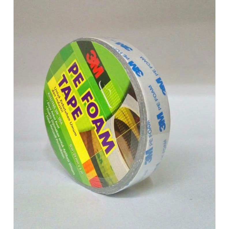 

Stok Baru DOUBLE TAPE 3M PE FOAM 24MM X 4M