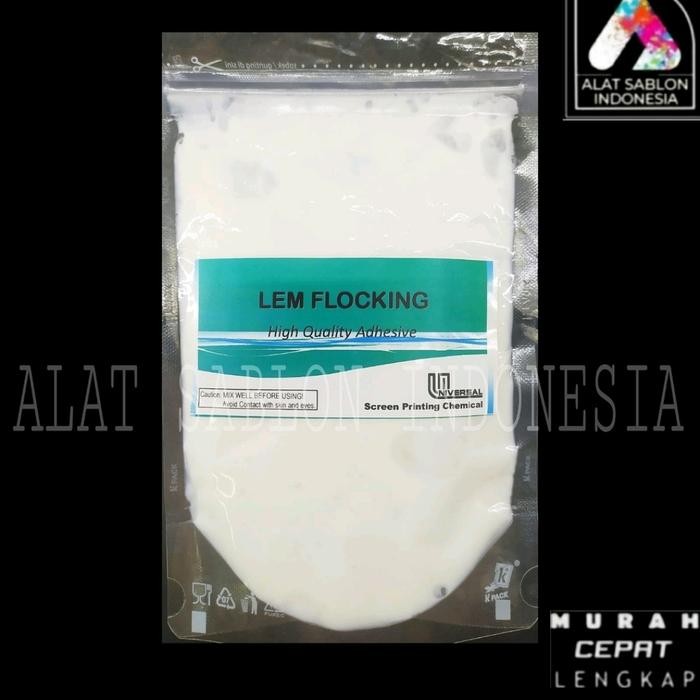

Stok Baru LEM FLOCKING SABLON 200GR