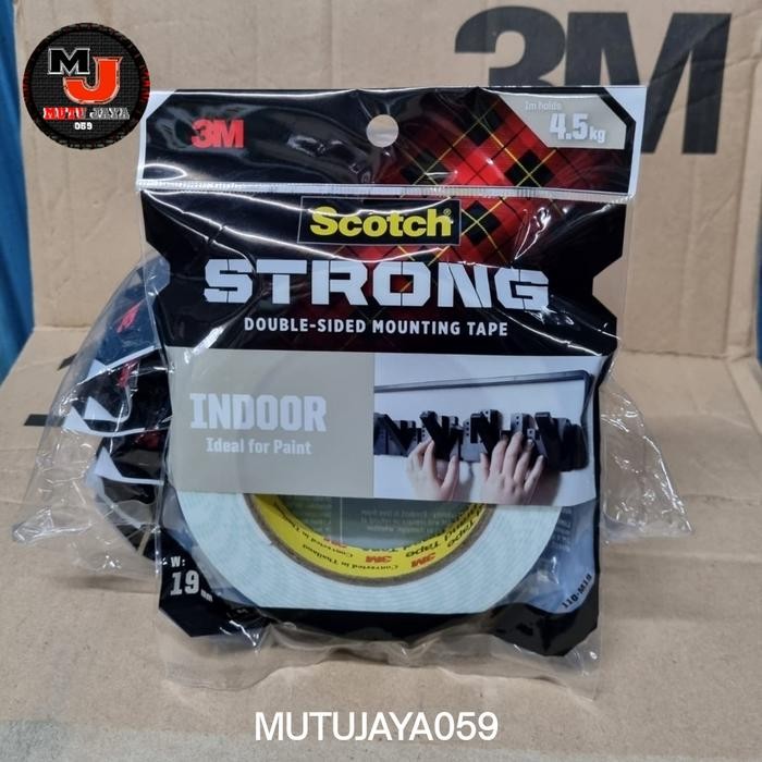 

Stok Baru Scotch 3 M Double Tape 110-M19 Indoor Perekat Strong Double-Sided Mounting Tape uk 19mm x