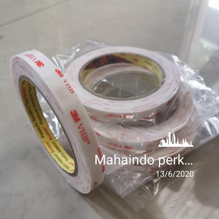 

Stok Baru Double Tape 3M VHB 4950 White/Putih - Perekat 3M Original 12mm x 4,5m