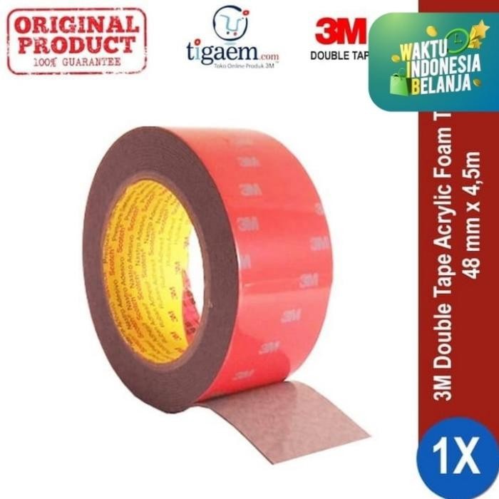

Stok Baru 3M - Double Tape 3M Busa 5666 super lengket kuat (AFT) 48mm x 4,5 Mtr