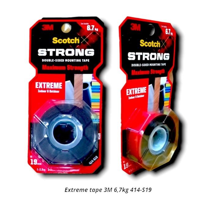 

Stok Baru DOUBLE MOUNTING TAPE BUSA HITAM 3M SCOTCH INDOOR OUTDOOR AUTOMOTIF
