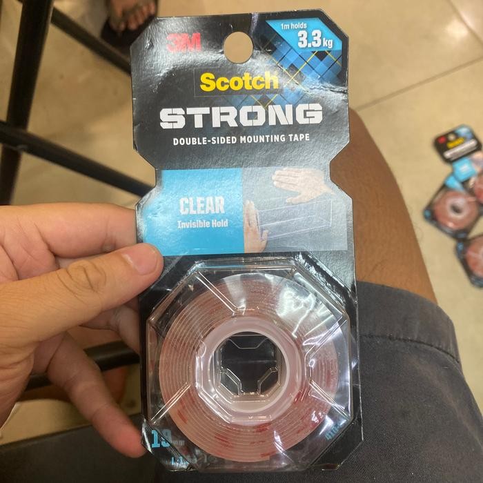 

Stok Baru 3M Double Tape - Scotch strong Clear Invisible Hold 410-S19 - 3.3kg