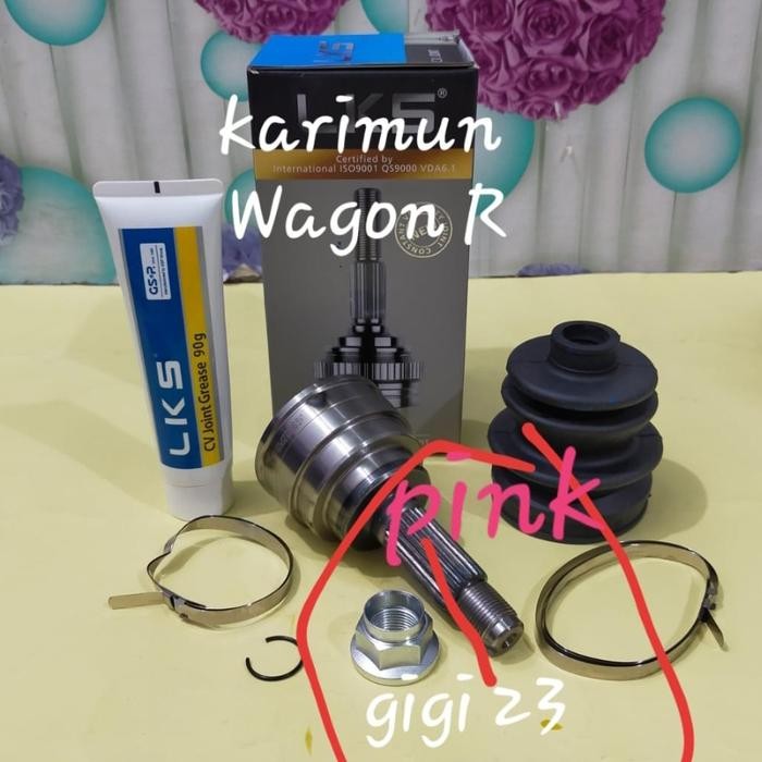 CV joint luar As roda as kopel luar Suzuki Karimun kotak Wagon R