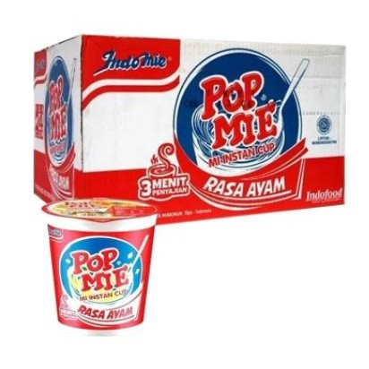 

Caraka.store1 Indomie Pop Mie Rasa Ayam Bawang [75gr /24 pcs /1 karton ]
