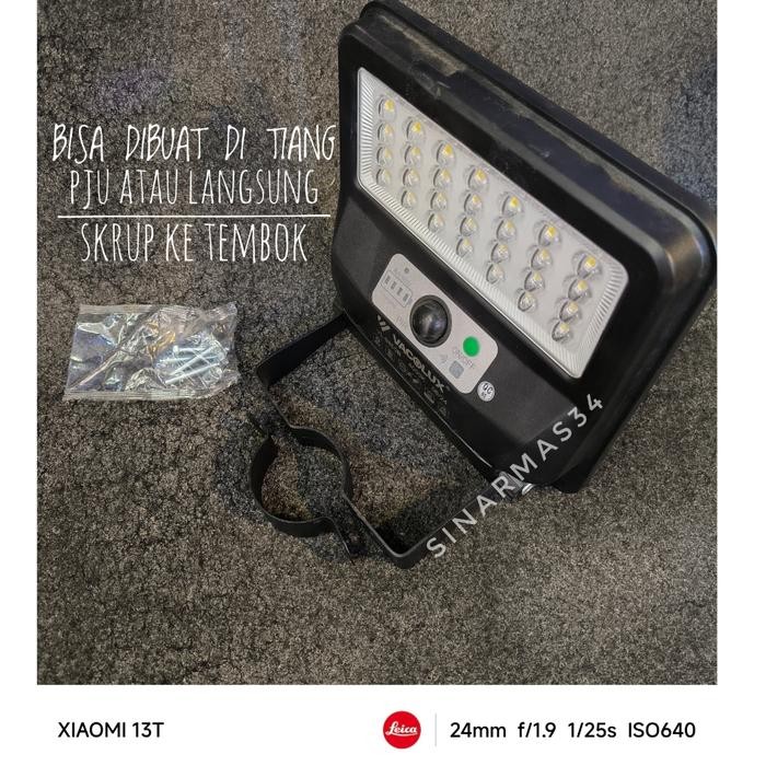 LAMPU JALAN SOLAR 30WATT LED PJU ALL IN ONE LED SOLAR CELL 30W
