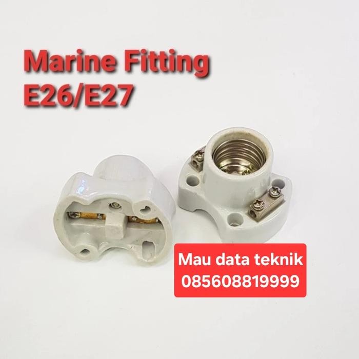 MARINE FITTING E26/E27 / CERAMIC PENDANT FITTING