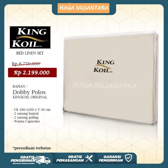 King Koil Kingkoil Bed Linen Set - Seprei Sprei Seprai Asli Original King Koil - Seprei Kingkoil