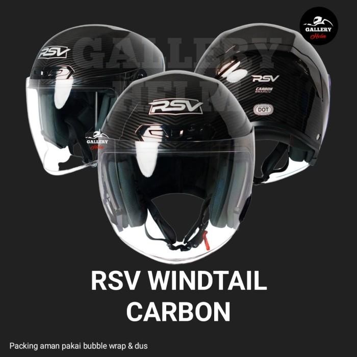 [Expert] RSV WINDTAIL CARBON HELM RSV NEW HALF FACE