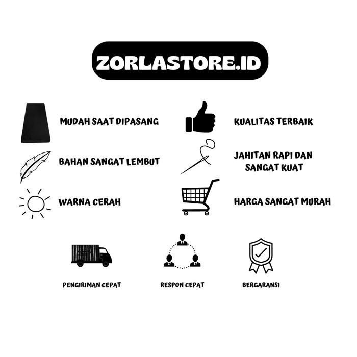 (Expert) Sarung Kasur Busa Resleting 90x200x10 - Sprei Resleting 90x200x10