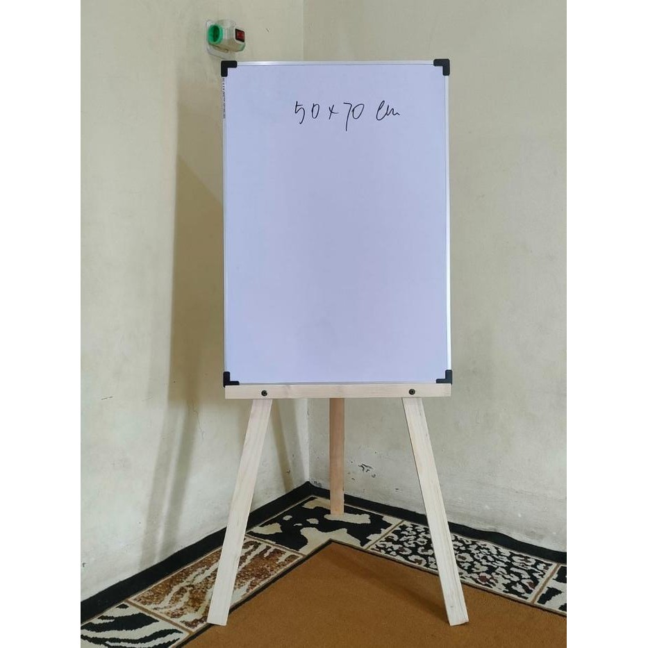 

Terlaris Whiteboard Standing 120Cm Vertikal,Papan Tulis White Board Penyangga,Polos Tidak Di Cat