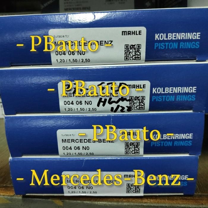Ring Seher m271 Kompressor STD Merk Mahle / Seker Piston Mercy Mesin