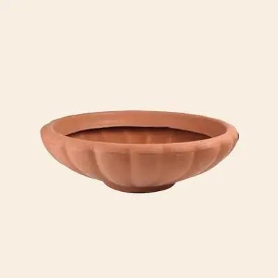 Pot Bunga TERATAI Besar Coklat 5512